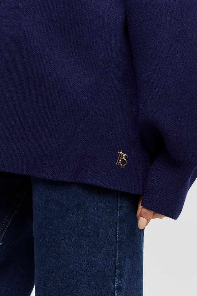 סוודר פרזנט נייבי