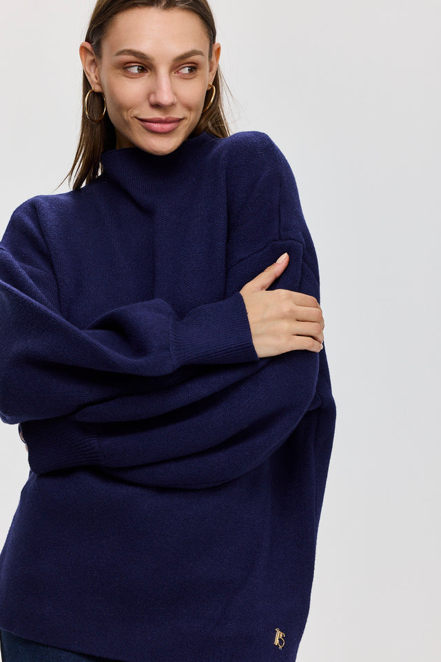 סוודר פרזנט נייבי