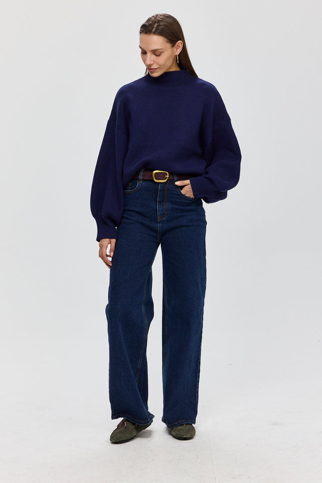 סוודר פרזנט נייבי