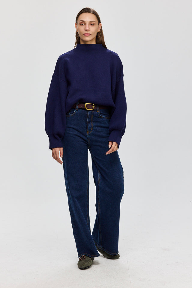 סוודר פרזנט נייבי