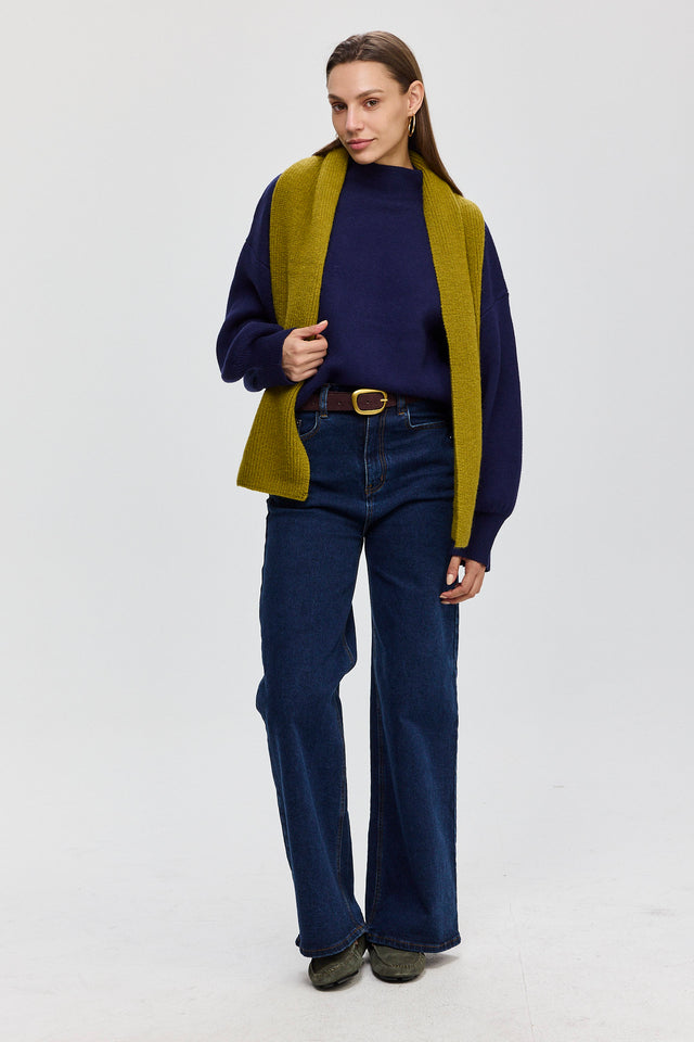 סוודר פרזנט נייבי