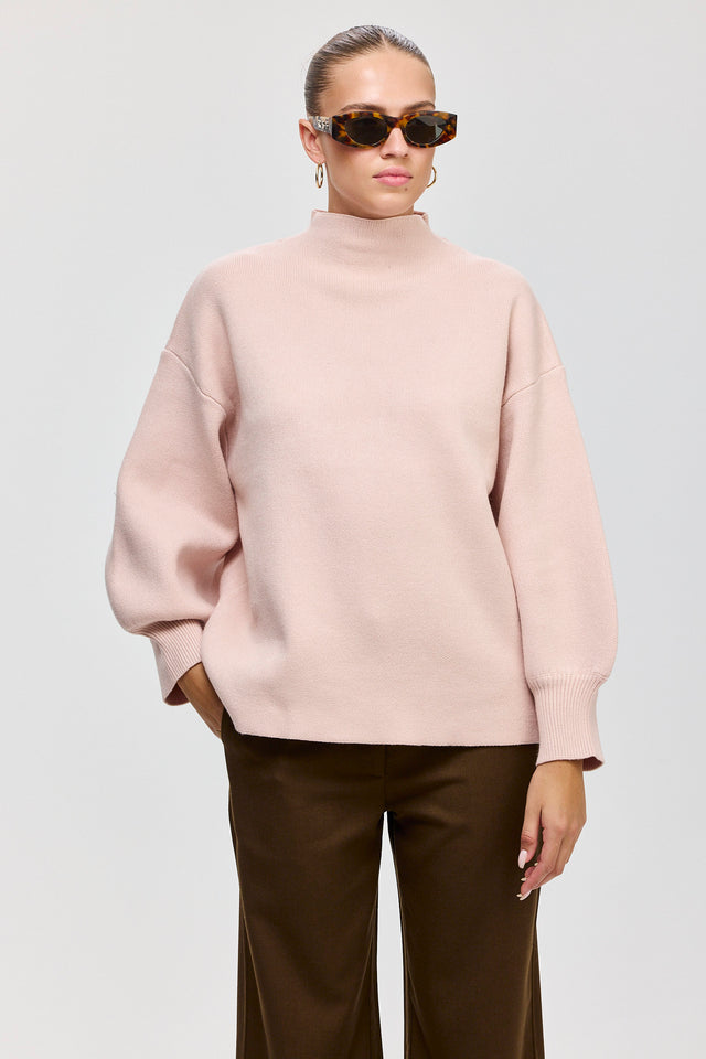 סוודר פרזנט ורוד פודרה