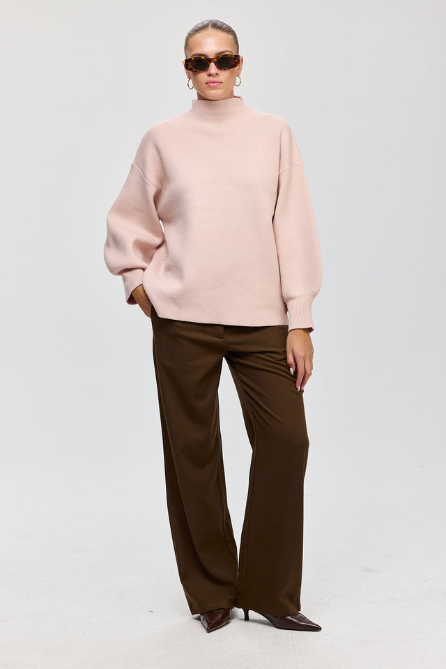 סוודר פרזנט ורוד פודרה