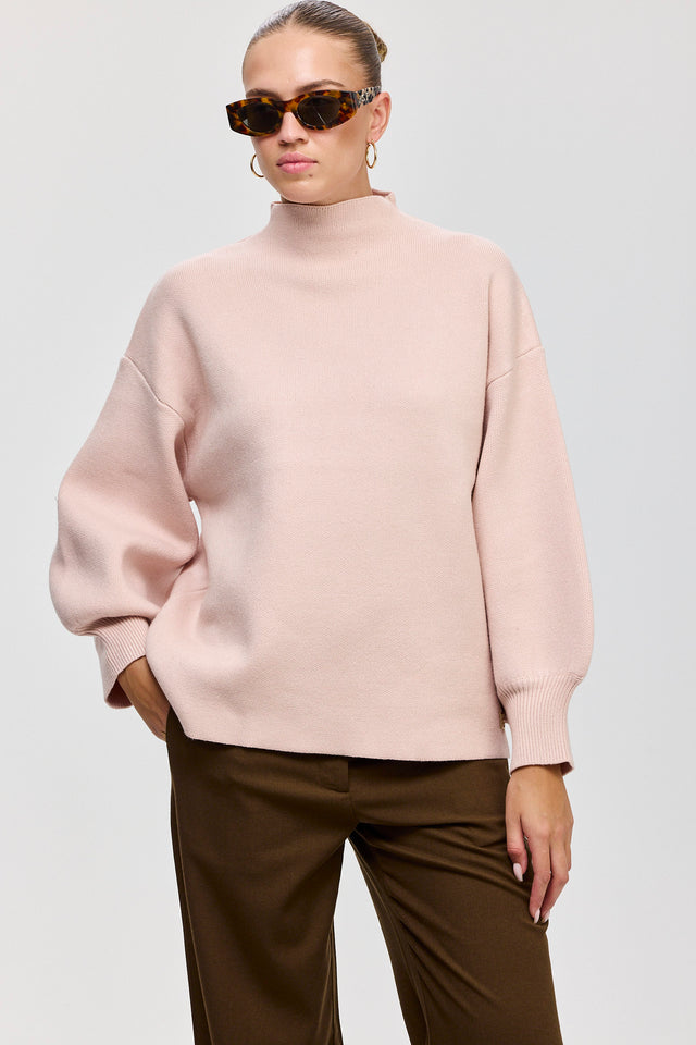 סוודר פרזנט ורוד פודרה