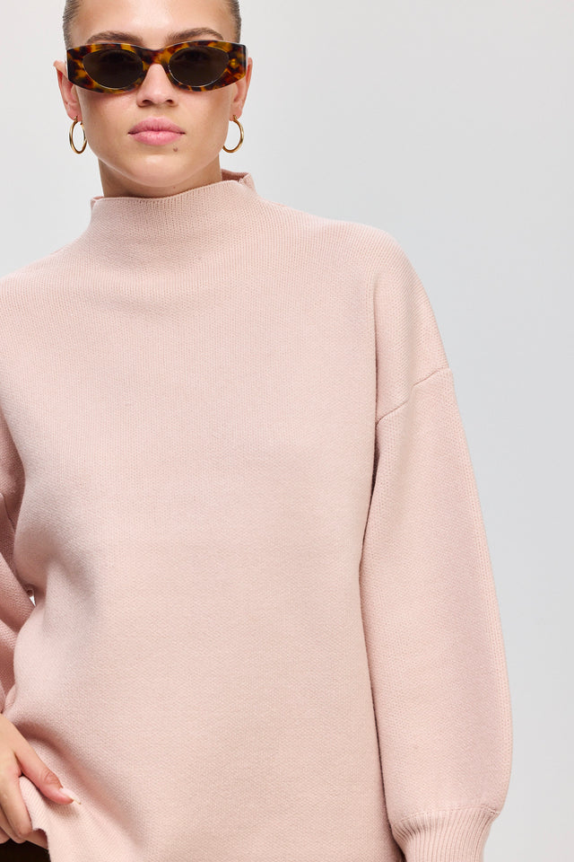 סוודר פרזנט ורוד פודרה