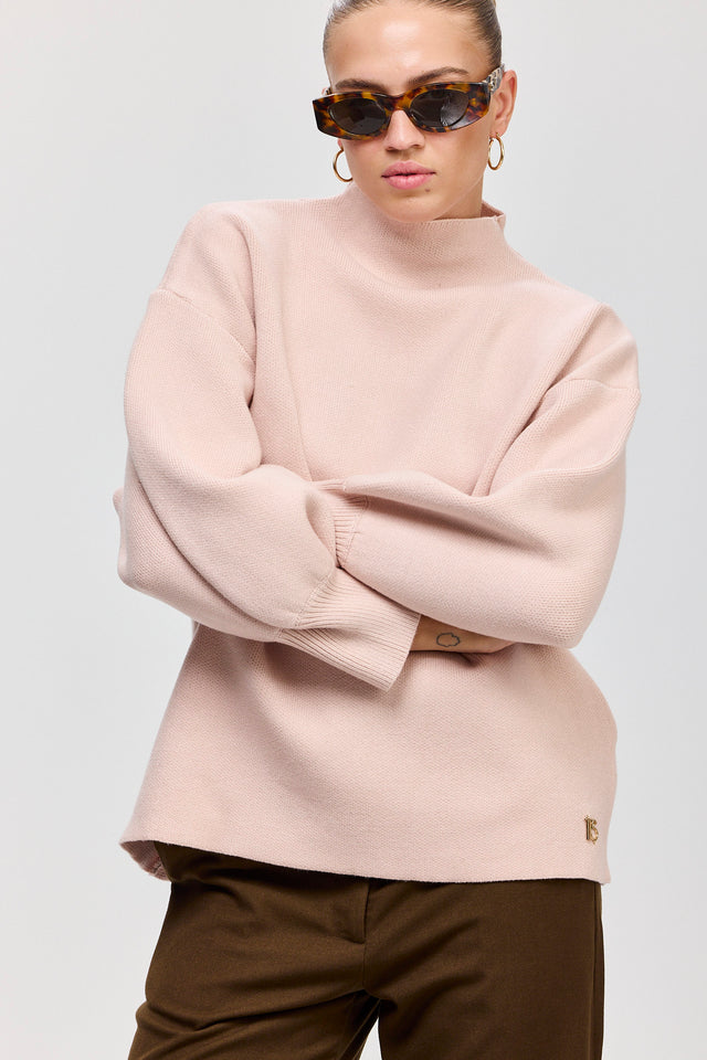 סוודר פרזנט ורוד פודרה