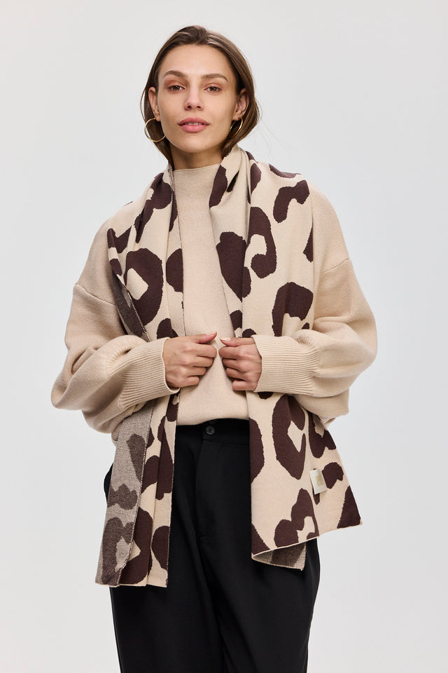 צעיף פרזנט מנומר