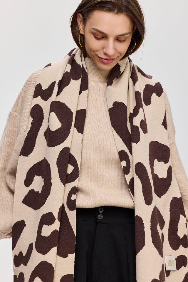 צעיף פרזנט מנומר